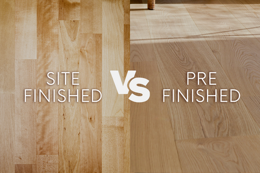 Site-finished versus Prefinished Hardwood Flooring